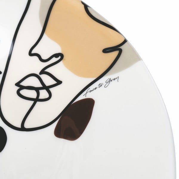 Keramická mísa na salát VDE Tivoli 1996 Face to Grey, ø 39 cm-image-1