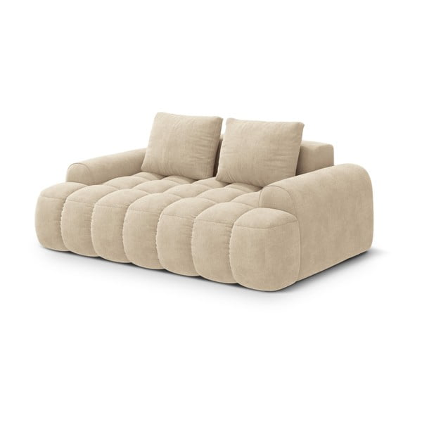  Beež sametdiivan 175 cm Linz – Cosmopolitan Design-image-2