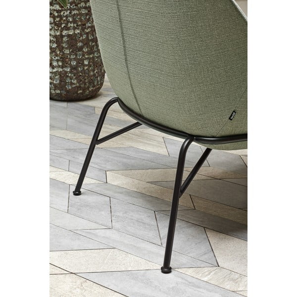 Rohelise halli värvi tugitool Sadira - Teulat-image-1