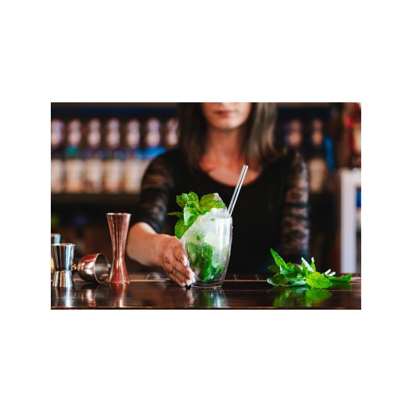 Kahekordse seinaga kõrrega klaasid, 6tk komplektis - Vialli Design-image-1