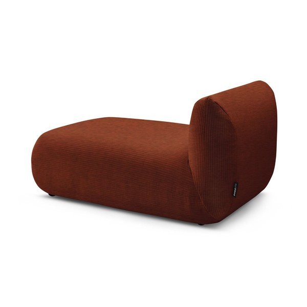 Oranž corduroy diivan moodul Lecomte - Bobochic Paris-image-3