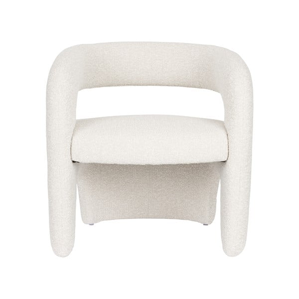 Valge bukleekangast tugitool Nova - White Label-image-2