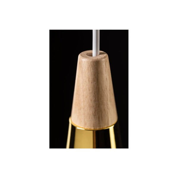 Hall rippvalgusti puidust-metallist varjuga Skandi - GTV-image-3