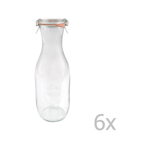 Sada 6 lahví Weck, 1062 ml