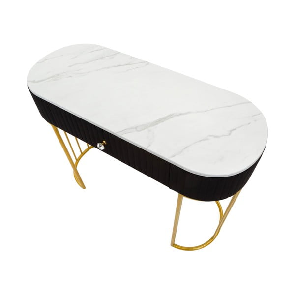 Konsoollaud kuldne-must 43x100 cm Montpellier – Mauro Ferretti-image-3