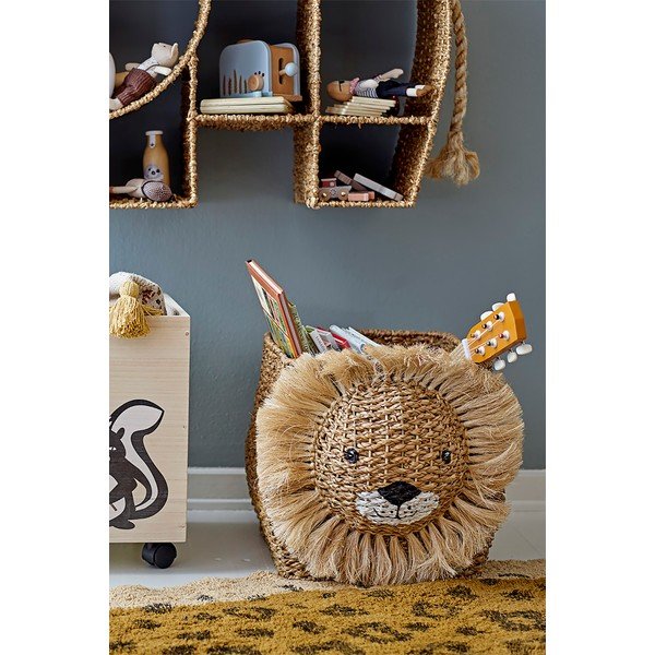 Punutud mänguasjakorv 52x32x36 cm Harrison - Bloomingville Mini-image-1