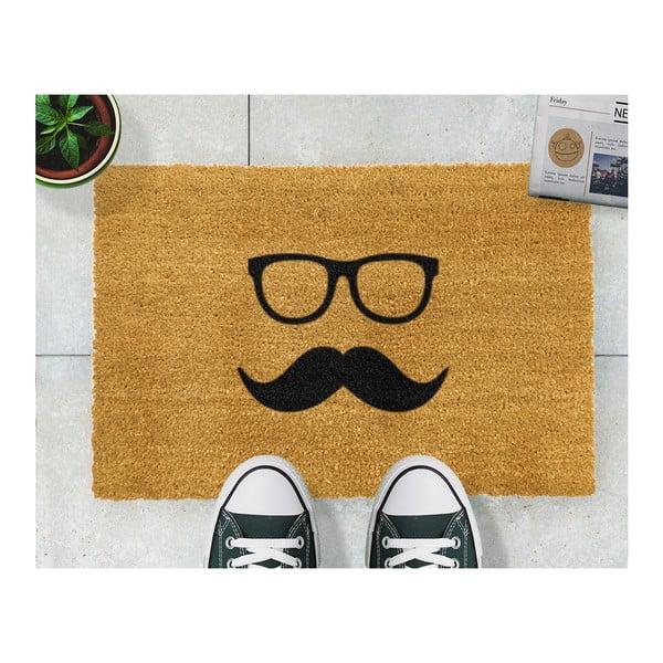 Rohožka Artsy Doormats Mustache & Glasses, 40 x 60 cm
