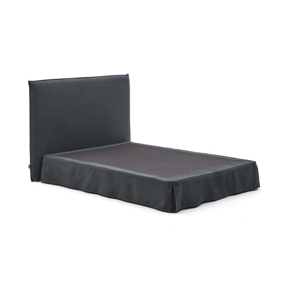 Antratsiitne polsterdatud kaheinimesevoodi 160x200 cm Jaira - Kave Home