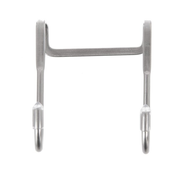 Hõbedased roostevabast terasest riputuskonksud 2 tk komplektis  - Orion-image-2