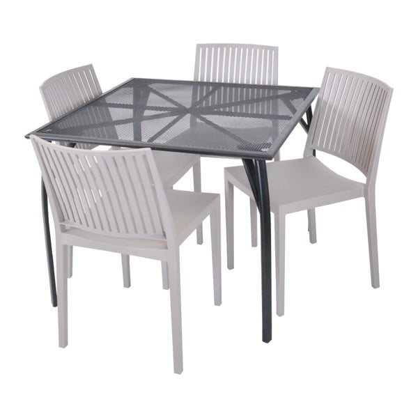 Beež plastikust aiatool Bars - Rojaplast-image-1