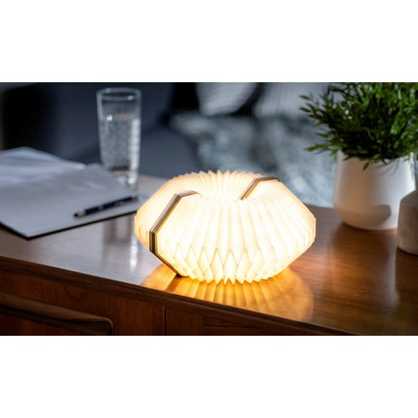 Pruun dimmerdatav LED laualamp (kõrgus 3,5 cm) Accordion – Gingko-image-3