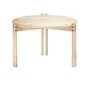Ümmargune naturaalset värvi kohvilaud ø 60 cm Sticks - Karup Design