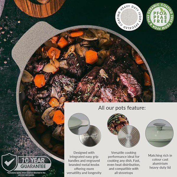 Küpsetusvorm kaanega 6,5 l Signature Range - Cooksmart ®-image-2