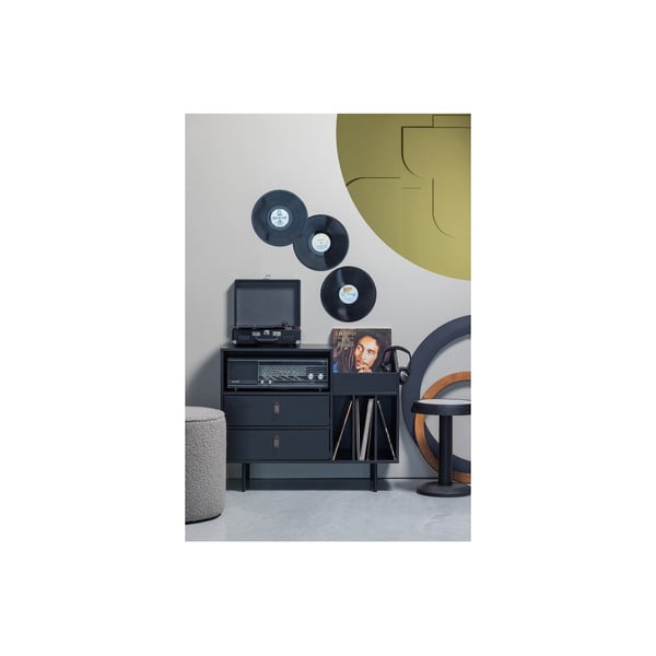 Must männi täispuidust kummut plaadimängijale 90x73x41 cm Jackson – WOOOD-image-4