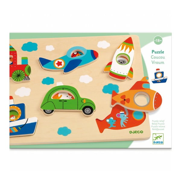 Insert puzzle Sõidukid - Djeco-image-1