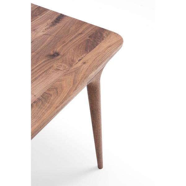 Pähklipuust söögilaud 90x200 cm Fawn - Gazzda-image-4