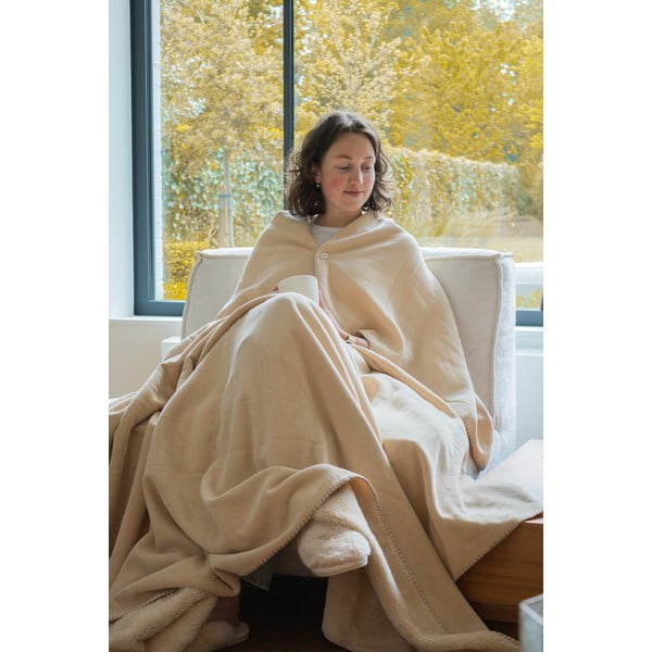 Elevandiluu värvi mikroplüüsist tekk 150x200 cm Tomo - Tiseco Home Studio-image-1