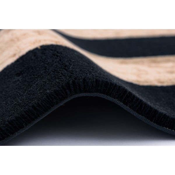 Must-beež villane vaip 170x240 cm Agnus Art Deco II - Agnella-image-2