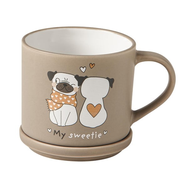 Beežikas-helepruunid portselankruusid 2tk komplektis  35 ml - Brandani-image-4