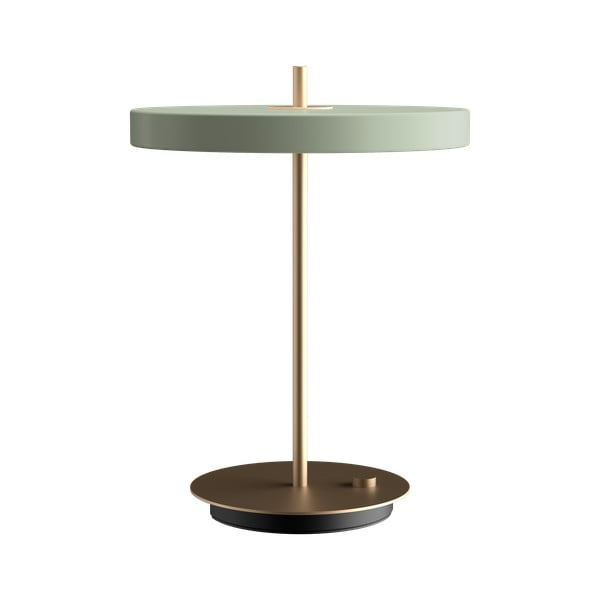 Heleroheline timmitav LED laualamp metallvarjundiga (kõrgus 41,5 cm) Asteria Table - UMAGE