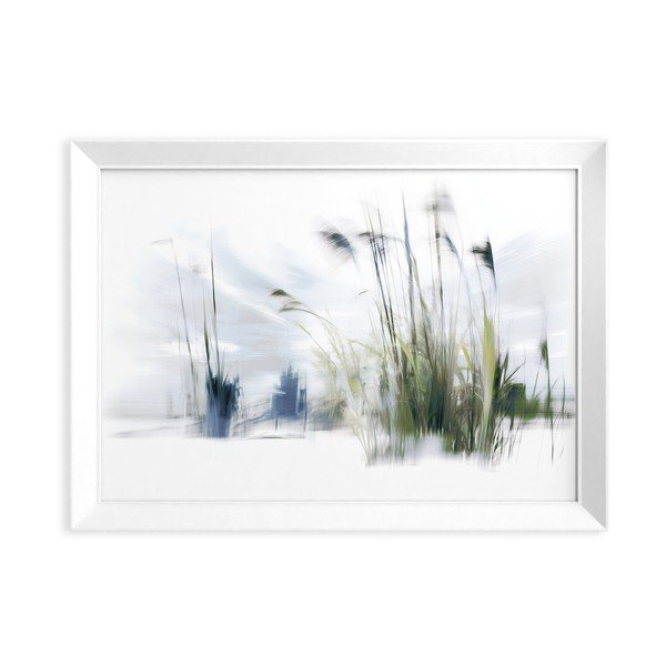 Trükitud pilt raamiga 56x75 cm Blue Grasses - Styler