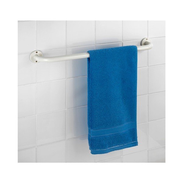 Valge vannitoa seinakäepide , 60 cm Basic - Wenko-image-2