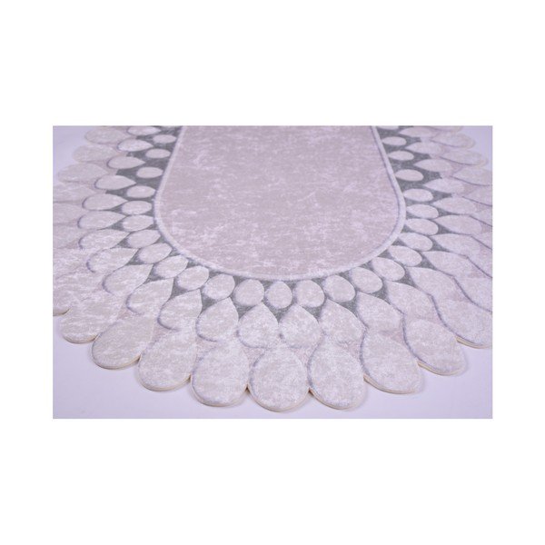 Šedý koberec Vitaus Zinno Oval Gri, 80 x 120 cm-image-1