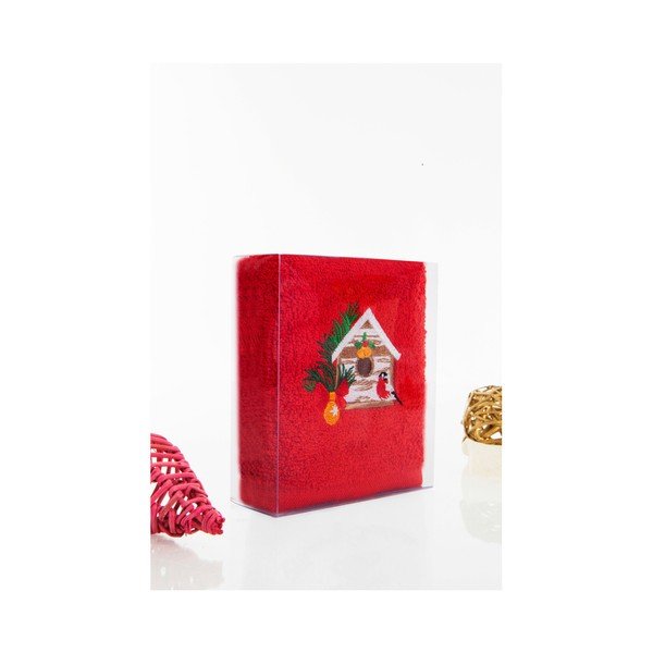 Osuška Christmas Chalet Red, 30 x 50 cm-image-2