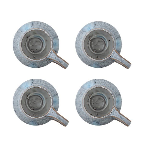 Helesinised kivikeraamikast kruusid 4tk komplektis 300 ml Bessie - Bloomingville-image-2