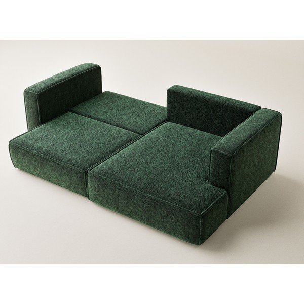 Tumeroheline šenilldiivanvoodi/panipaigaga nurgadiivan (parem nurk/diivanvoodiga) Velto - Maison de Rêve-image-3