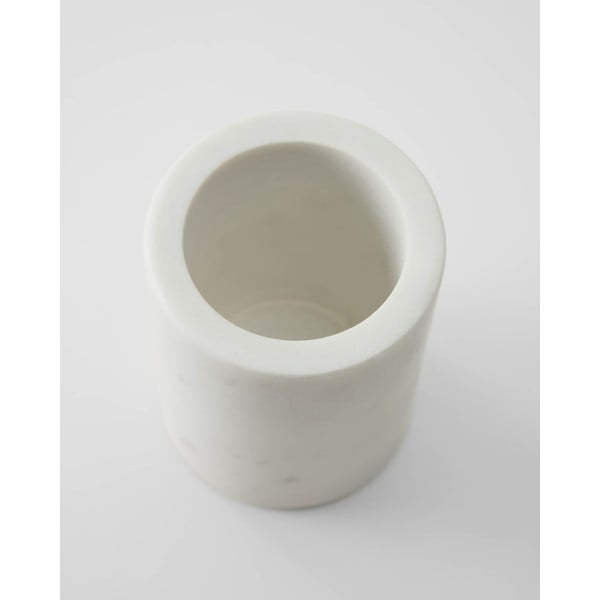 Valge marmorist hambaharjatops Elenei - Kave Home-image-3