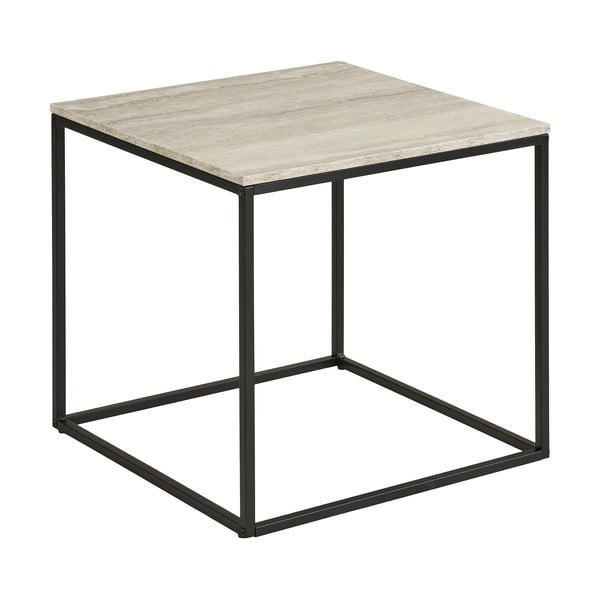 Kivimustriga abilaud 45x45 cm Vita – House Nordic