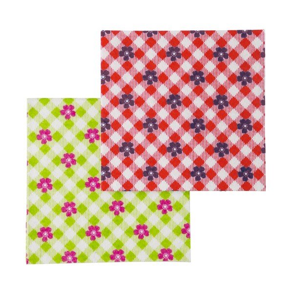 Sada 6 hadříků Gingham-image-1