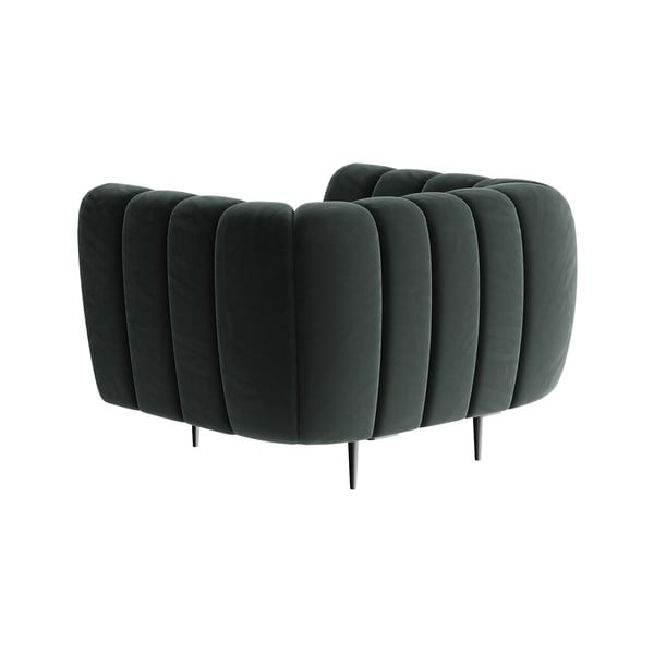 Tumehall sametist tugitool Shel - Ghado-image-3