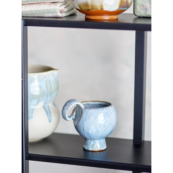 Helesinised kivikeraamikast cappuccino tassid 4tk komplektis 250 ml Avonlea - Bloomingville-image-1