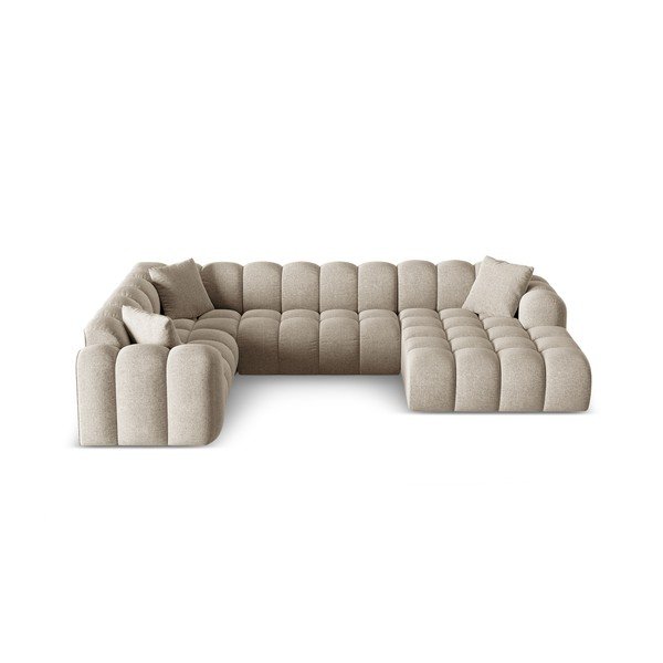 Helepruun šenillist nurgadiivan (vasak nurk/U-kujuline) Treno - Cosmopolitan Design