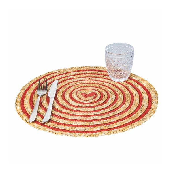 Raffia taldrikud 6 tk ø 38 cm Spiral - VDE Tivoli 1996-image-1