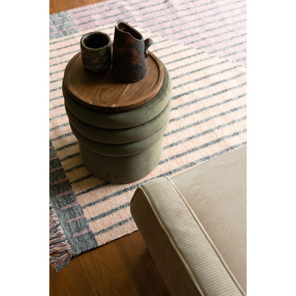 Roosa-oranž puuvillane vaip 160x230 cm Hampton – Dutchbone-image-2