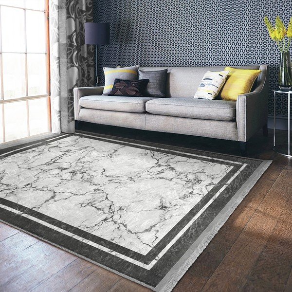 Valge-hall vaip 120x180 cm - Mila Home-image-1