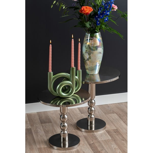 Metallist ümmargune küljelaud ø 39,5 cm Sheen - Leitmotiv-image-1