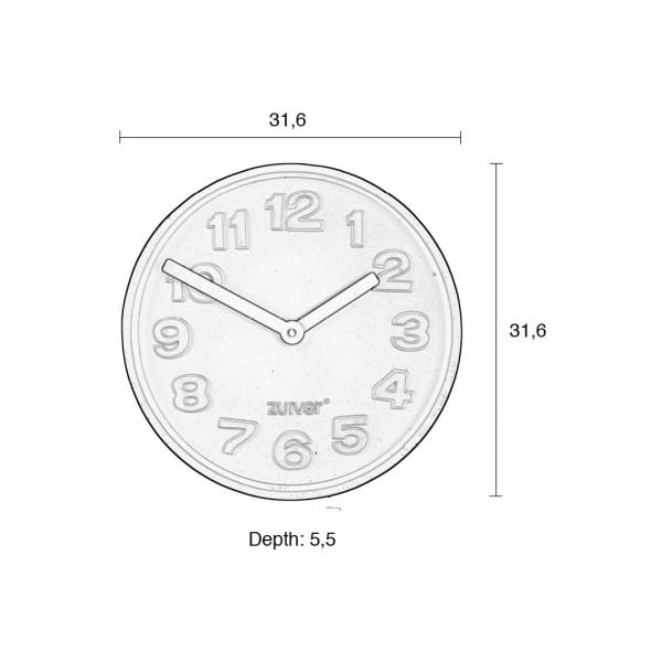 Mustast betoonist seinakell musta käega betoonist - Zuiver-image-1