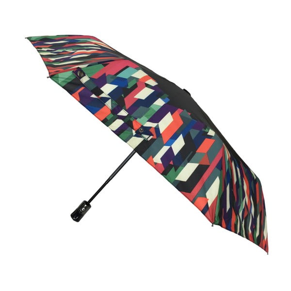 Černý skládací deštník Spectrum, ⌀ 90 cm