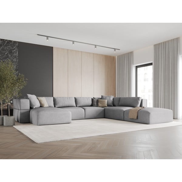 Helehall U-kujuline nurgadiivan, parem nurk Esther - Milo Casa-image-1