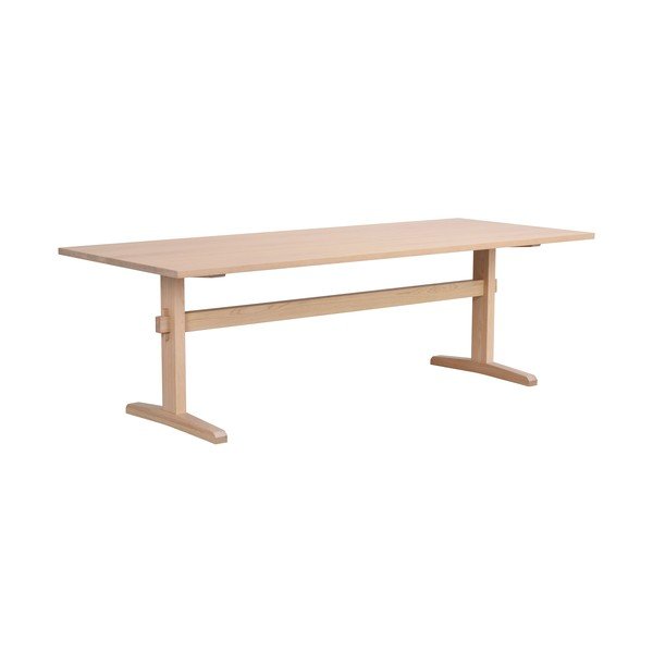 Kokkupandav söögilaud tammeplaadiga 240x95 cm Westville - Rowico-image-2