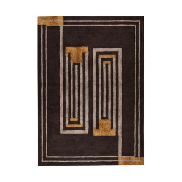 Hnědý ručně tkaný koberec Flair Rugs Moderne Lifestyle, 200 x 290 cm