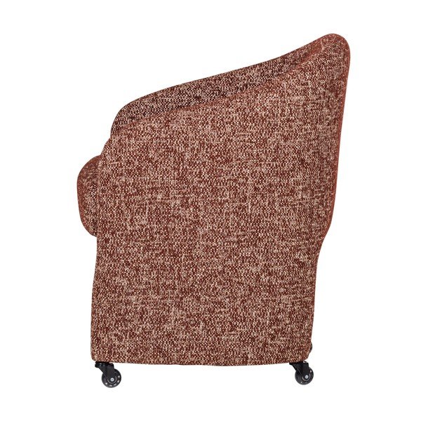 Polsterdatud kontoritool terrakota värvi Cordo - WOOOD-image-3