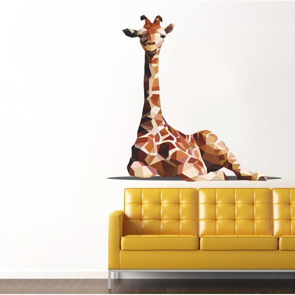 Samolepka na stěnu Žirafa, 90x120 cm