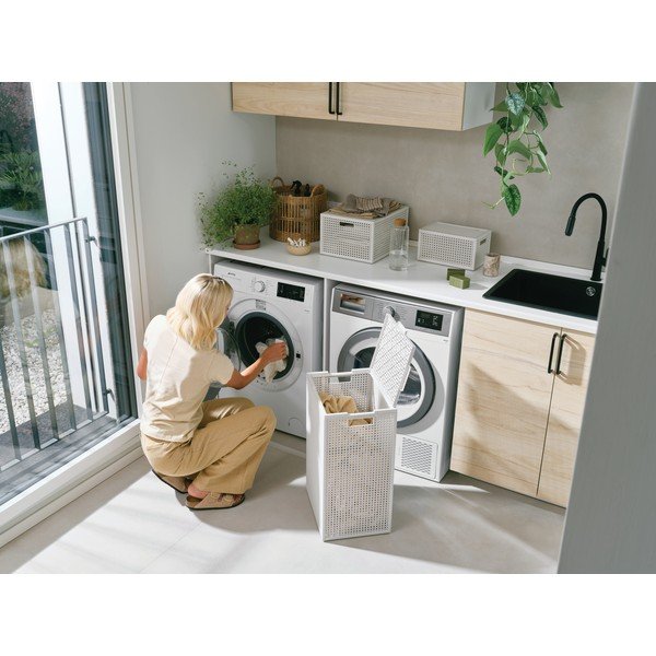 Kreemikas pesukorv taaskasutatud plastist 60 l Kaya - Curver-image-3