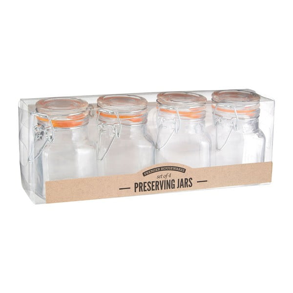 4 klaasist vürtsipurkide komplekt, 90 ml - Premier Housewares-image-4