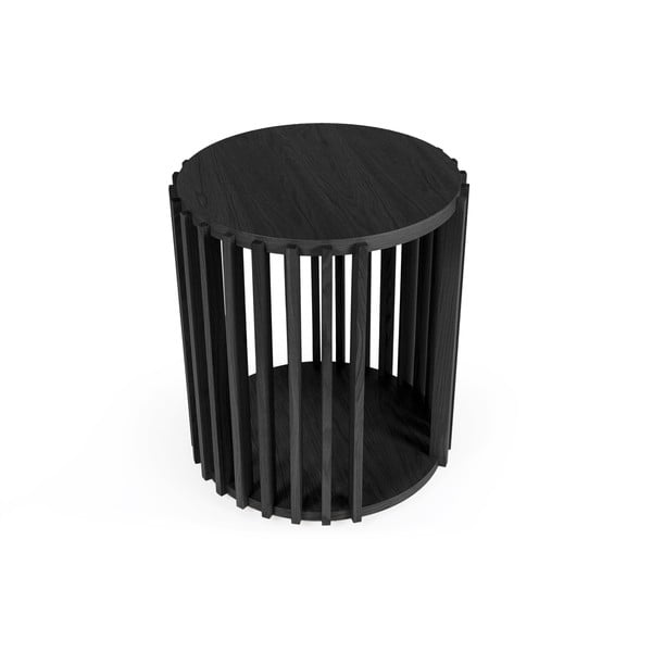 Must kohvilaud, ø 53 cm Drum - Woodman-image-3